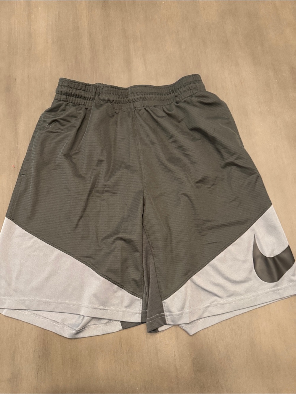 Nike Men's Two-Tone Athletic Shorts - Dark Gray & Light Gray